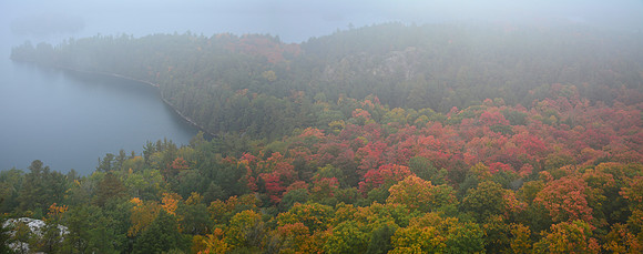 O.S.A. Lake in the mist