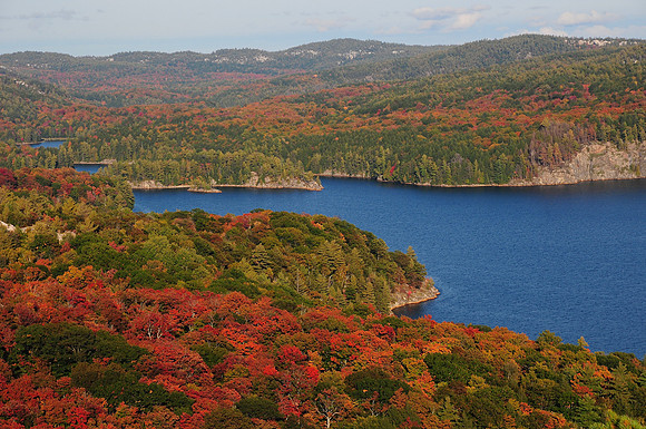 The northern end of Killarney Lake