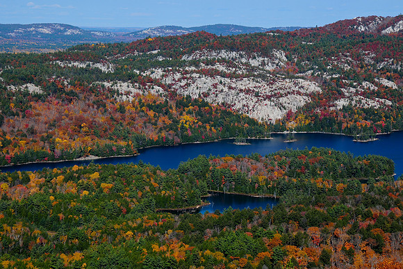 O.S.A. Lake and Blue Ridge, from Gulch Hill