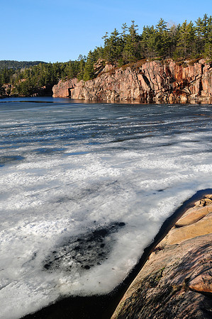 Spring breakup on Little Sheguiandah Lake
