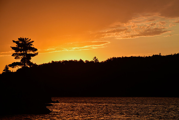 Sunset, Quetico Lake