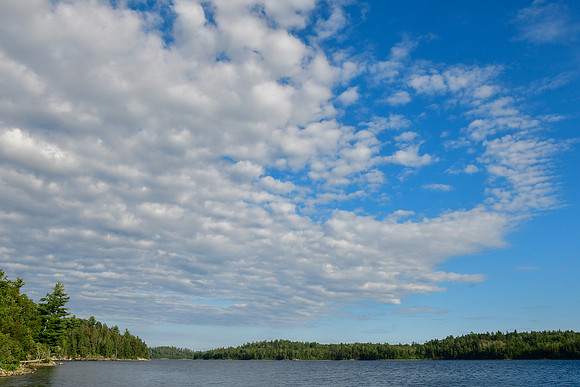 Clouds over Quetico Lake
