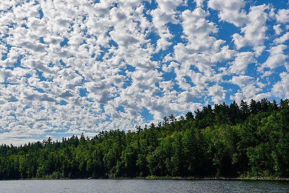 Clouds over Quetico Lake
