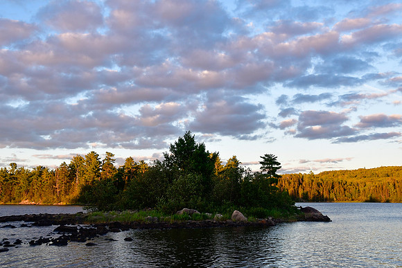 Sunset, Quetico Lake