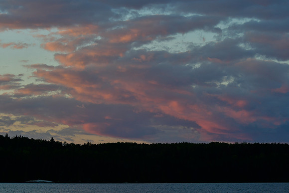 Sunset, Quetico Lake