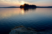 Sunset, French Lake