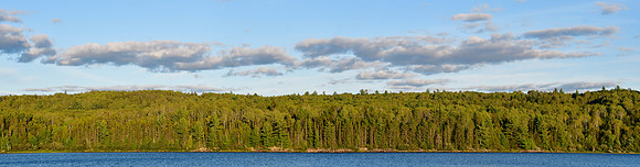 Evening light, Quetico Lake