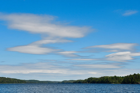 Clouds over Quetico Lake