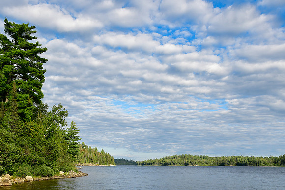 Clouds over Quetico Lake