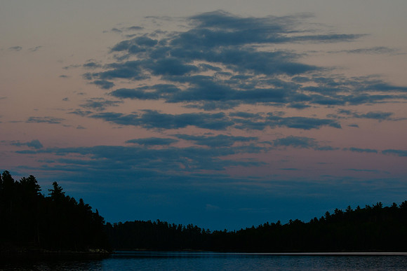 Sunset, Quetico Lake