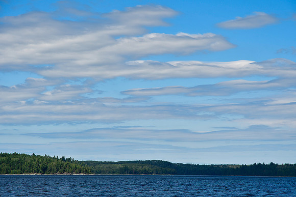 Clouds over Quetico Lake