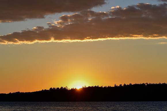 Sunset, Quetico Lake