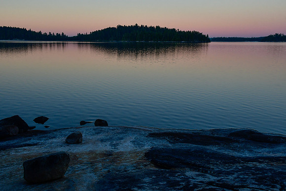 Russell Lake, just before sunrise