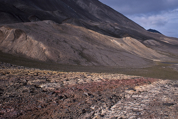 The pass between McGill Mountain and Blister Hill, Quttinirpaaq National Park