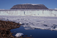 Ekblaw Lake and the Air Force Glacier, Quttinirpaaq National Park