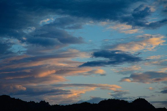 Sunset from the Piscine Naturelle campsite, Isalo National Park