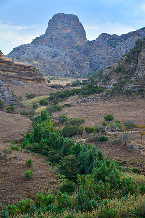 En route from Sakamalio to the Piscine Naturelle, Isalo National Park