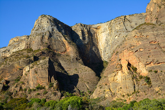 En route from Sakamalio to the Piscine Naturelle, Isalo National Park