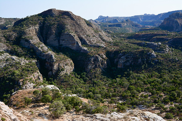En route from Korobe to Sakamalio, Isalo National Park