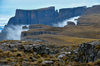 The view from our Night 1 campsite, just a few metres from the top of Tugela Falls