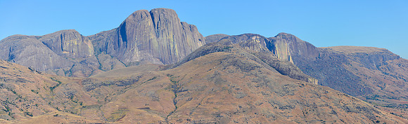 The Tsaranoro Massif, on the descent from Andringitra National Park
