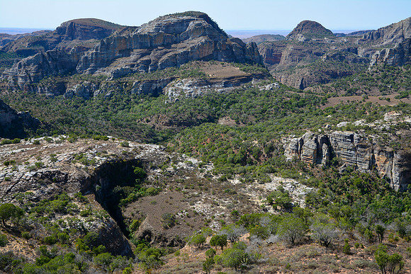 En route from Korobe to Sakamalio, Isalo National Park