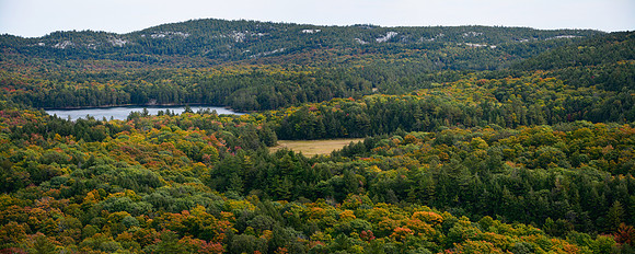 Sandy Lake from Blue Ridge above the northern end of Norway Lake
