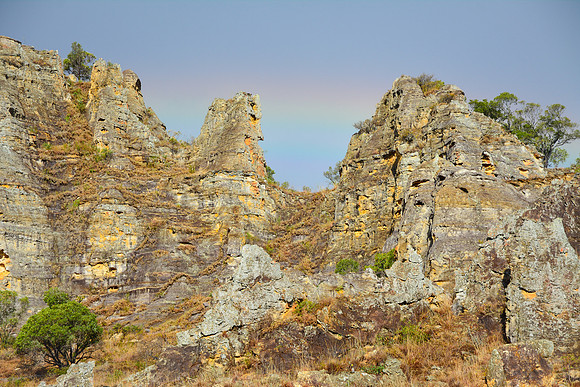 En route from Sakamalio to the Piscine Naturelle, Isalo National Park