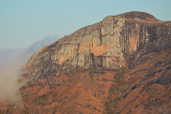 Sunrise from the Iataranomby campsite near the western boundary of Andringitra National Park