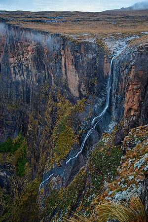 Tugela Falls early in the morning