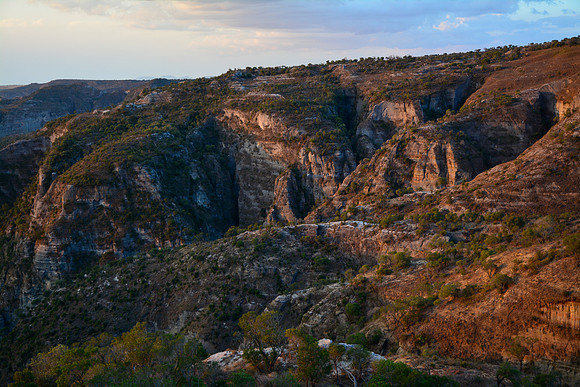 Looking north from the Korobe campsite, Isalo National Park