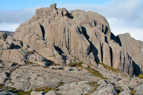 A rock outcrop near the summit of Pic Boby, Andringitra National Park