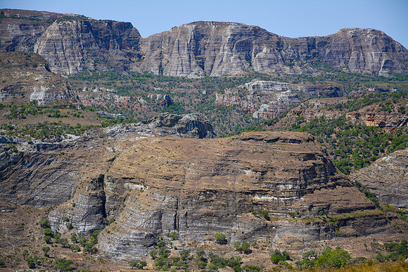 En route from Korobe to Sakamalio, Isalo National Park