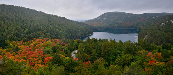 Little Mountain Lake from the ridge above southeastern Great Mountain Lake