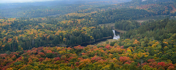 Kirk Creek, from south of Little Mountain Lake