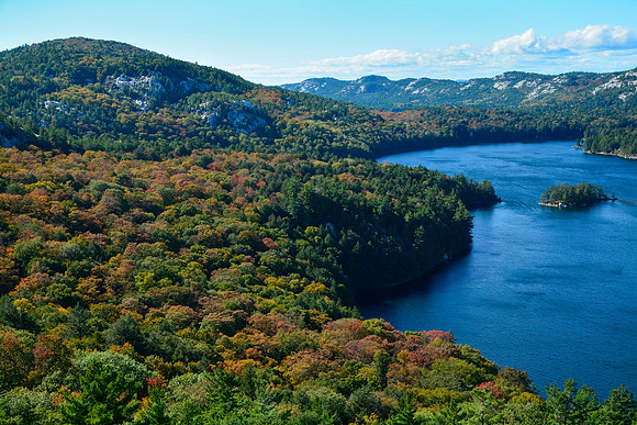 The south shore of O.S.A. Lake