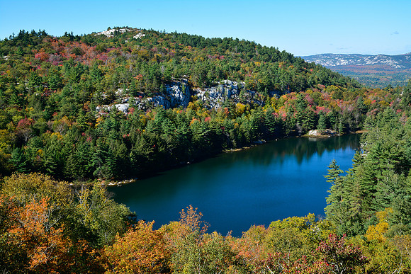 An unnamed lake on Blue Ridge (GR 741051)