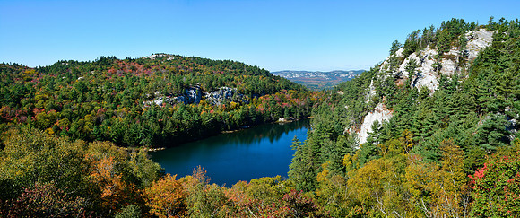 An unnamed lake on Blue Ridge (GR 741051)