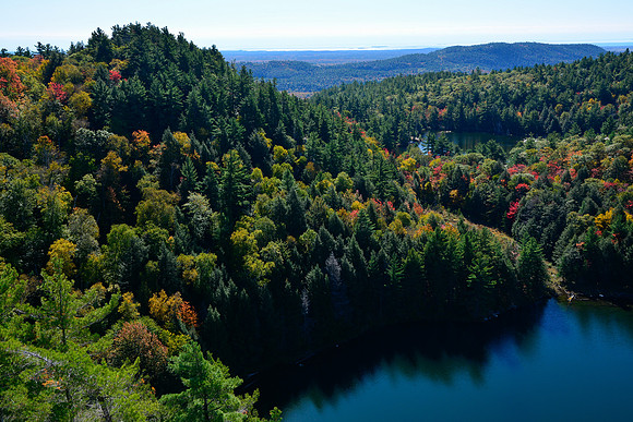 An unnamed lake on Blue Ridge (GR 741051)