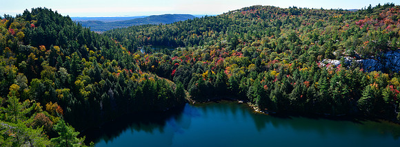 An unnamed lake on Blue Ridge (GR 741051)