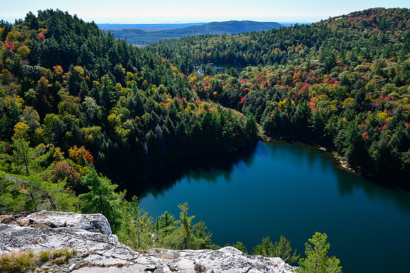 An unnamed lake on Blue Ridge (GR 741051)