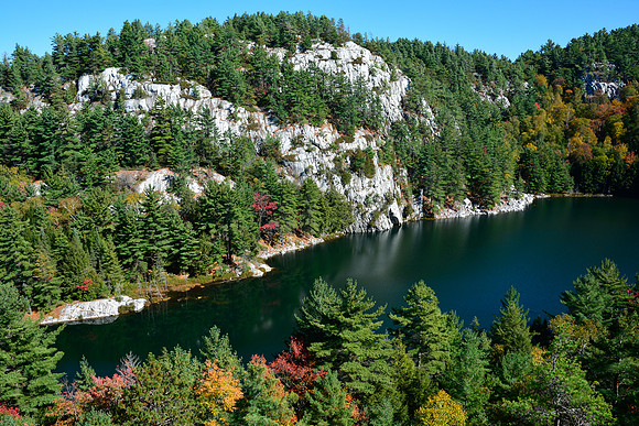 An unnamed lake on Blue Ridge (GR 741051)