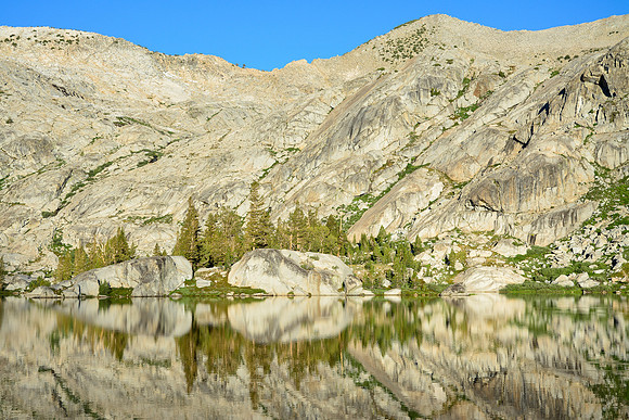 Granite Lake, just west of the Sierra High Route