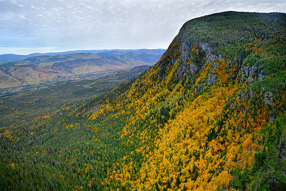 Mont Ernest-Ménard from the viewpoint between it and Pic du Brûlé, Parc de la Gaspésie