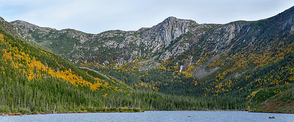 Looking southeast from Lac aux Americains, Parc de la Gaspésie