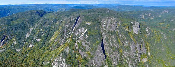 Mont Felix-Antoine-Savard from Summit No. 3 on the Sentier de l'Acropole des Draveurs, Parc des Hautes-Gorges-de-la-Rivière-Malbaie