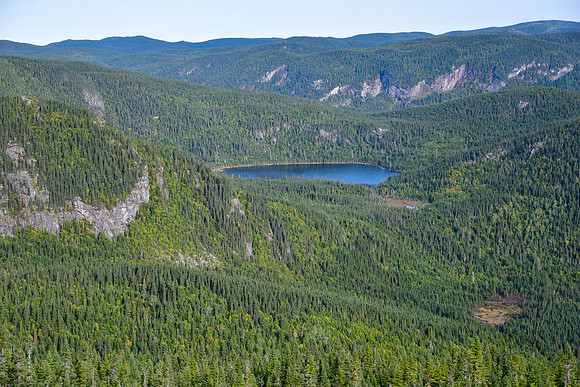Lac à la Main from the Sentier Le Pioui, Parc des Grands-Jardins