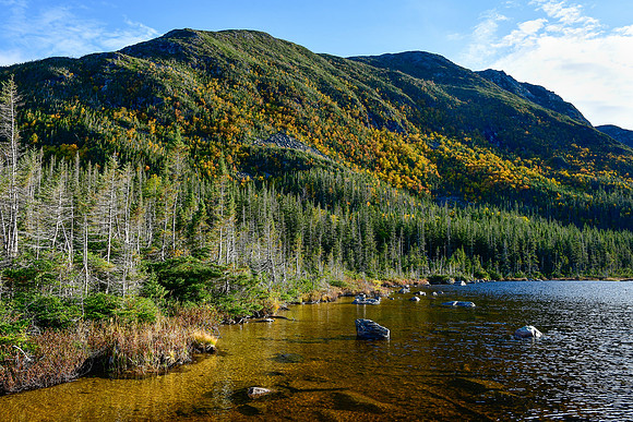 Mont Xalibu from Lac aux Américains, Parc de la Gaspésie