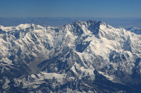 Aerial view of Kangchenjunga