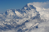 Aerial view of Mount Everest
